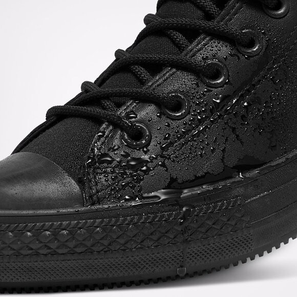 CONVERSE WINTER GORE-TEX CHUCK TAYLOR ALL STAR Triple Black 165935C - Mens 10.5 - Picture 4 of 14